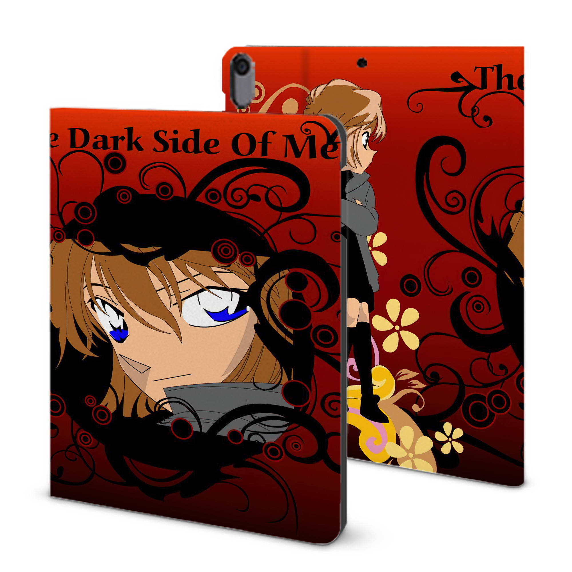 （画像用） 名探偵コナン Detective Conan IPad ケース ブック型 PUレザー TPU 耐衝撃 軽量 薄型 ペン収納なし 全面保護 IPad 各モデル対応